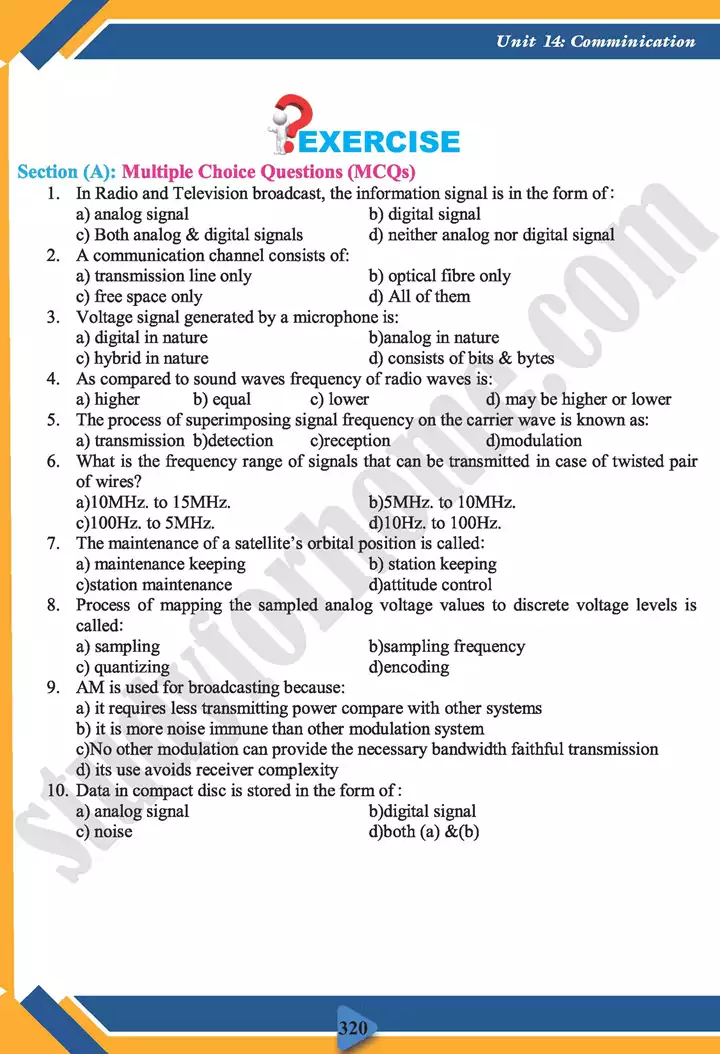 chapter 14 communication physics 11th text book 16