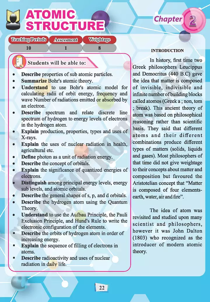 chapter 2 atomic structure chemistry 11th text book 01