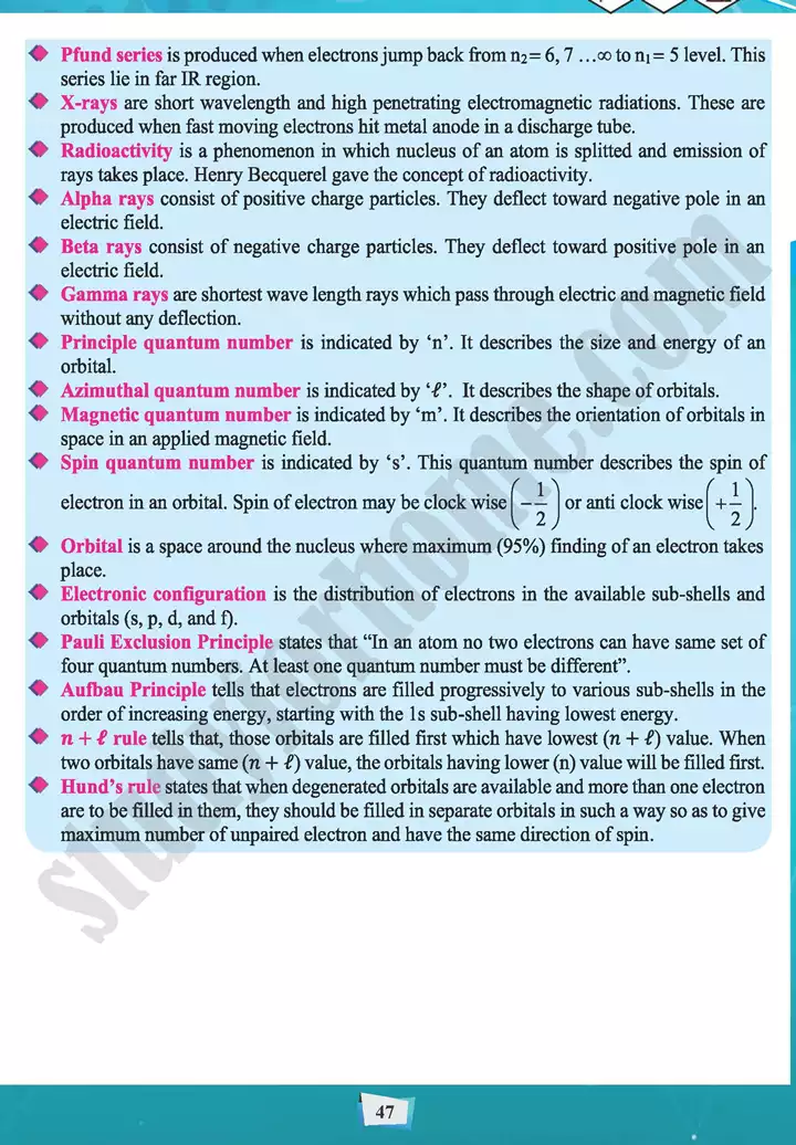 chapter 2 atomic structure chemistry 11th text book 26