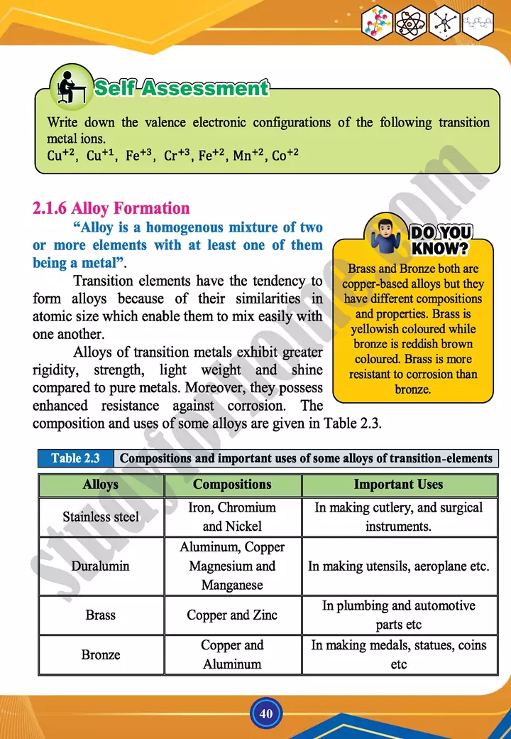 chapter 2 chemistry of outer transition d block elements chemistry 12th text book 07