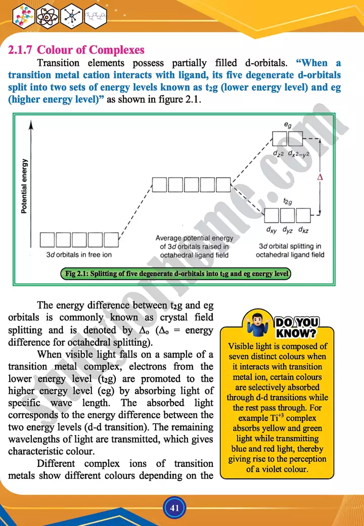 chapter 2 chemistry of outer transition d block elements chemistry 12th text book 08