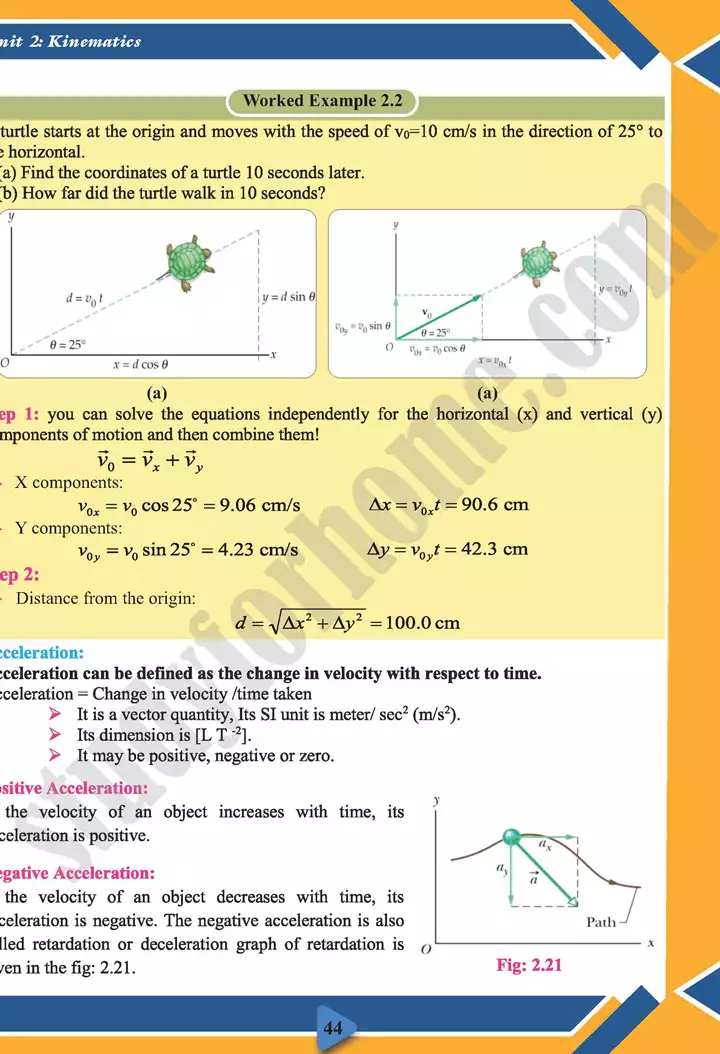 chapter 2 kinematics physics 11th text book 15