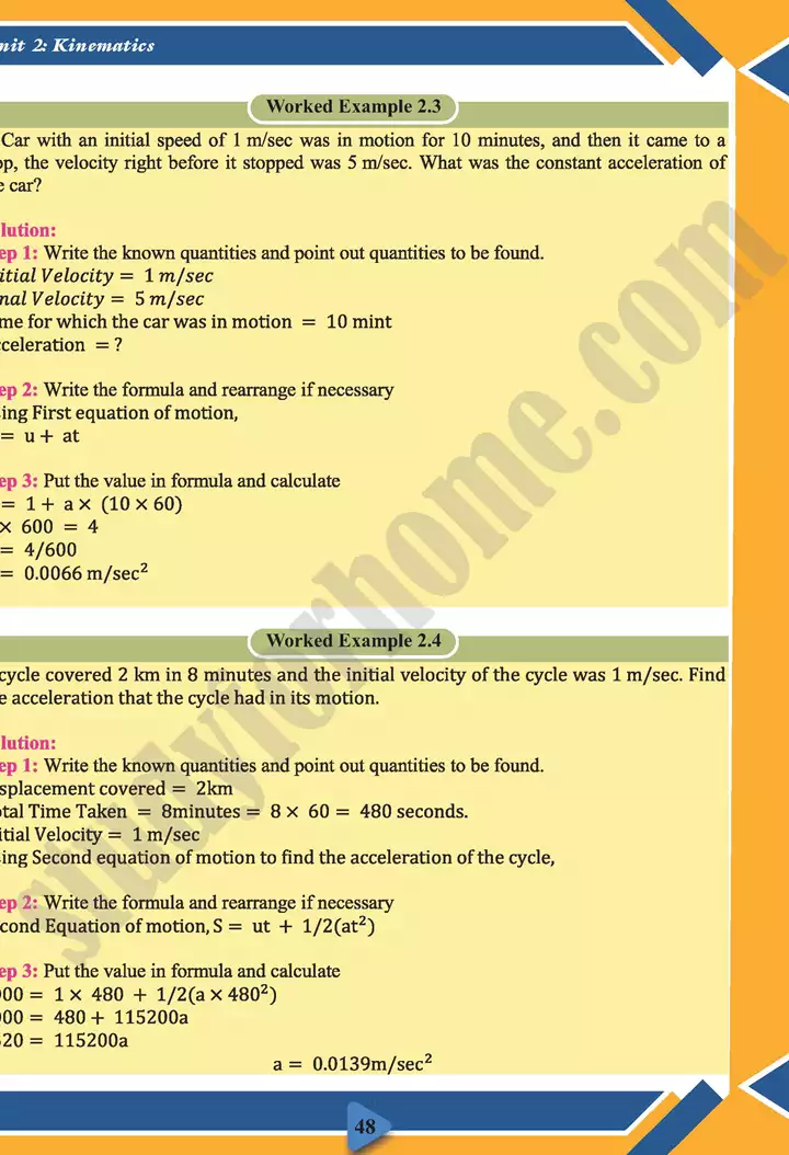 chapter 2 kinematics physics 11th text book 19