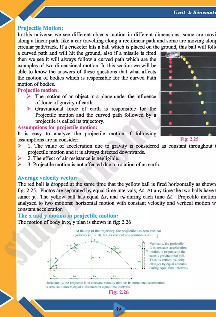 chapter 2 kinematics physics 11th text book 20