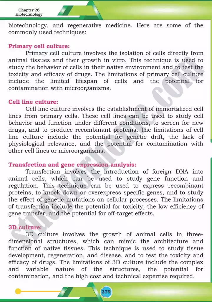 chapter 26 biotechnology biology 12th text book 24