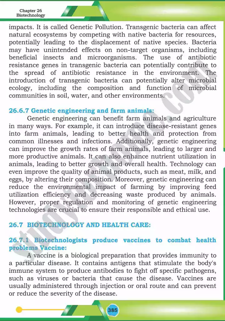chapter 26 biotechnology biology 12th text book 30