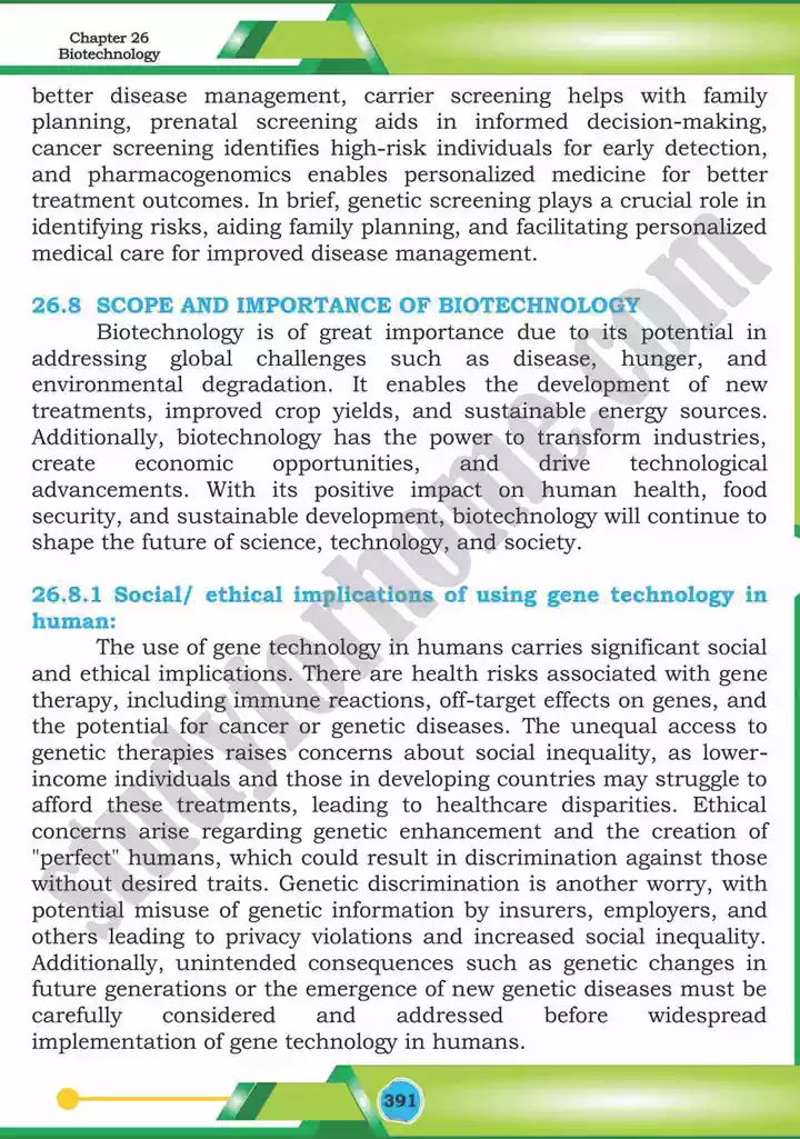 chapter 26 biotechnology biology 12th text book 36