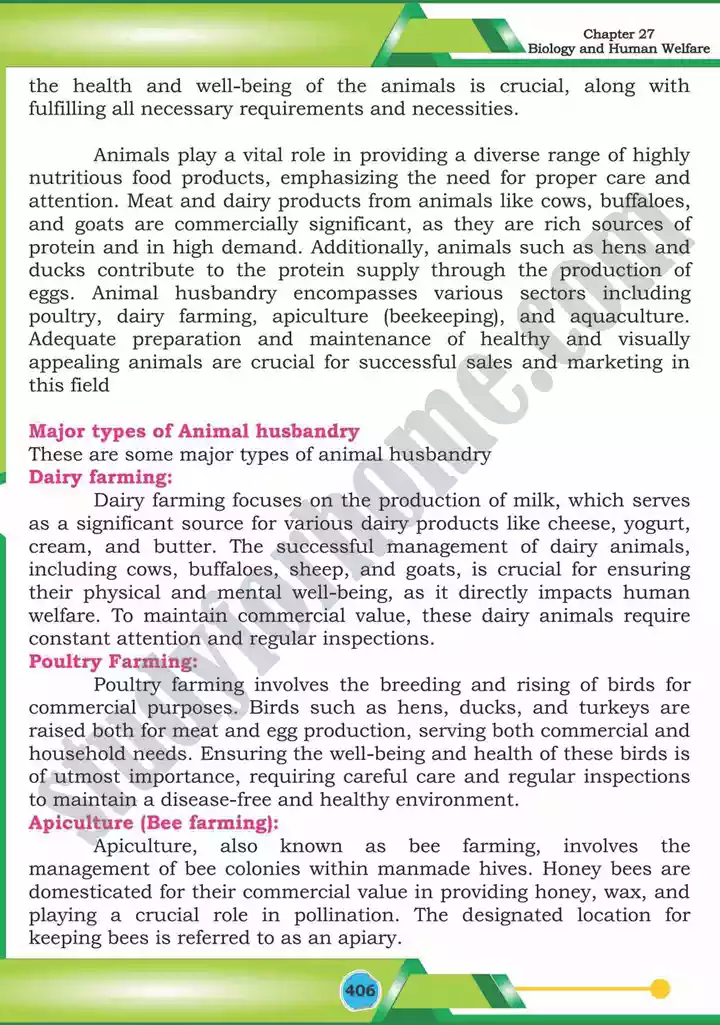 chapter 27 biology and human welfare biology 12th text book 11