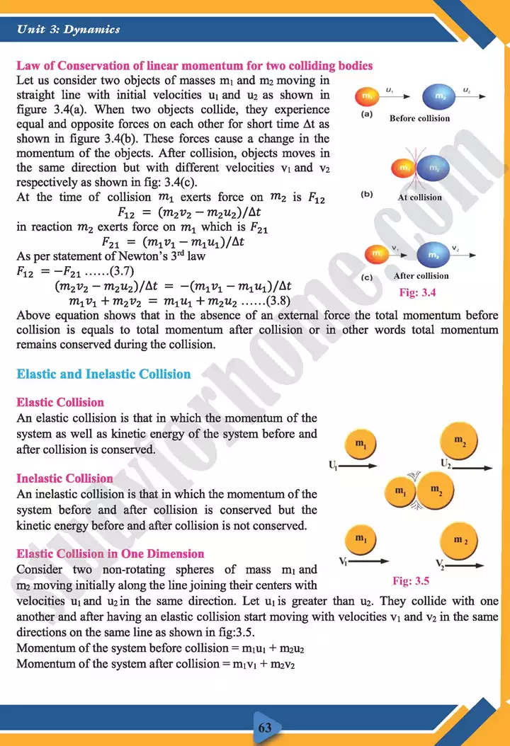 chapter 3 dynamics physics 11th text book 07