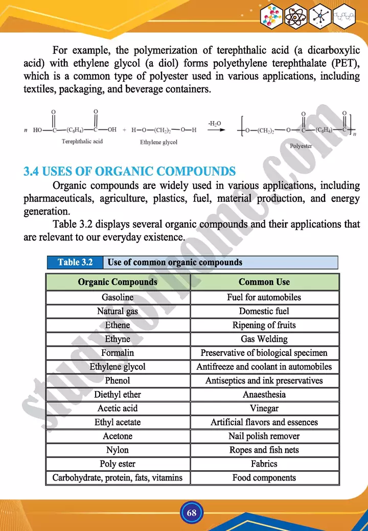 chapter 3 organic compounds chemistry 12th text book 11