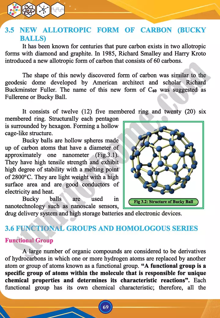 chapter 3 organic compounds chemistry 12th text book 12