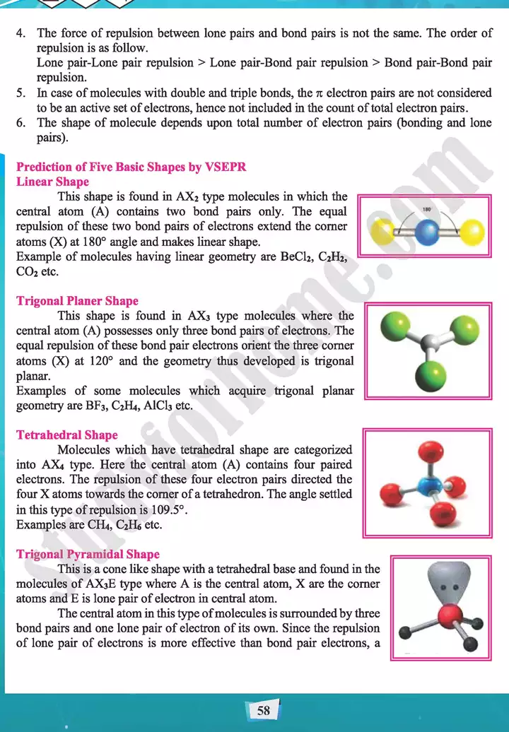 chapter 3 theories of covalent bonding and shapes of molecules chemistry 11th text book 09