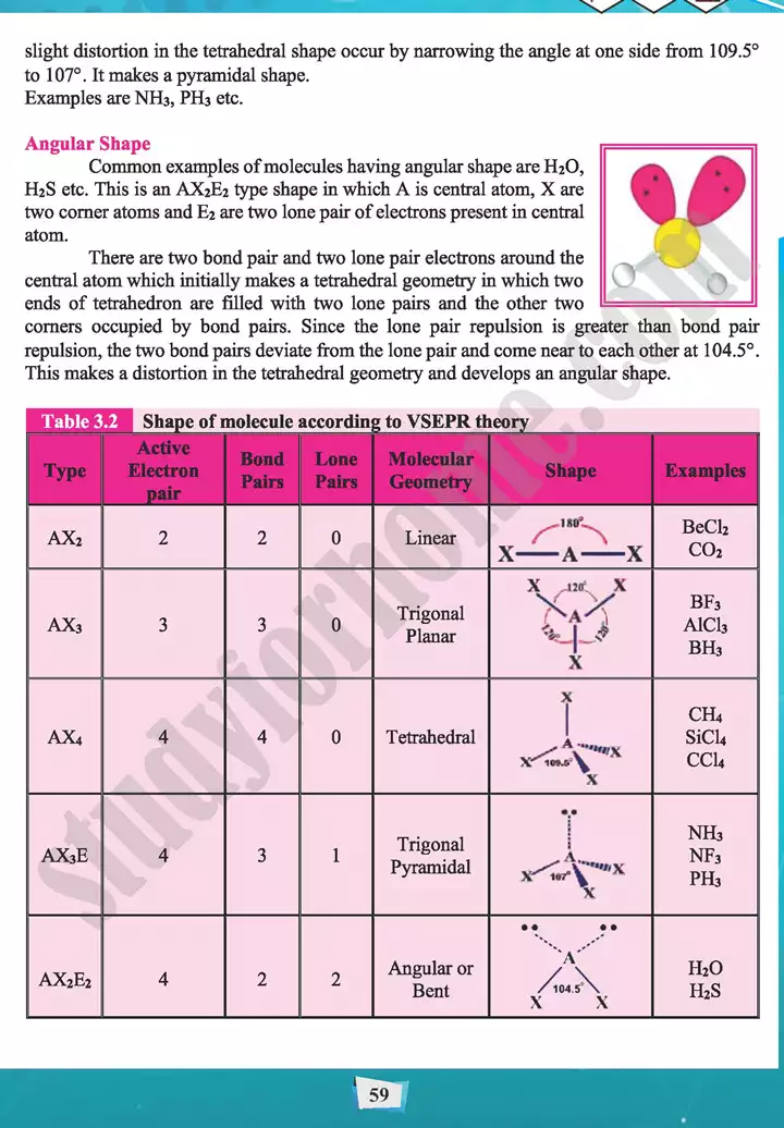 chapter 3 theories of covalent bonding and shapes of molecules chemistry 11th text book 10