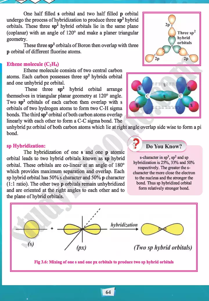 chapter 3 theories of covalent bonding and shapes of molecules chemistry 11th text book 15