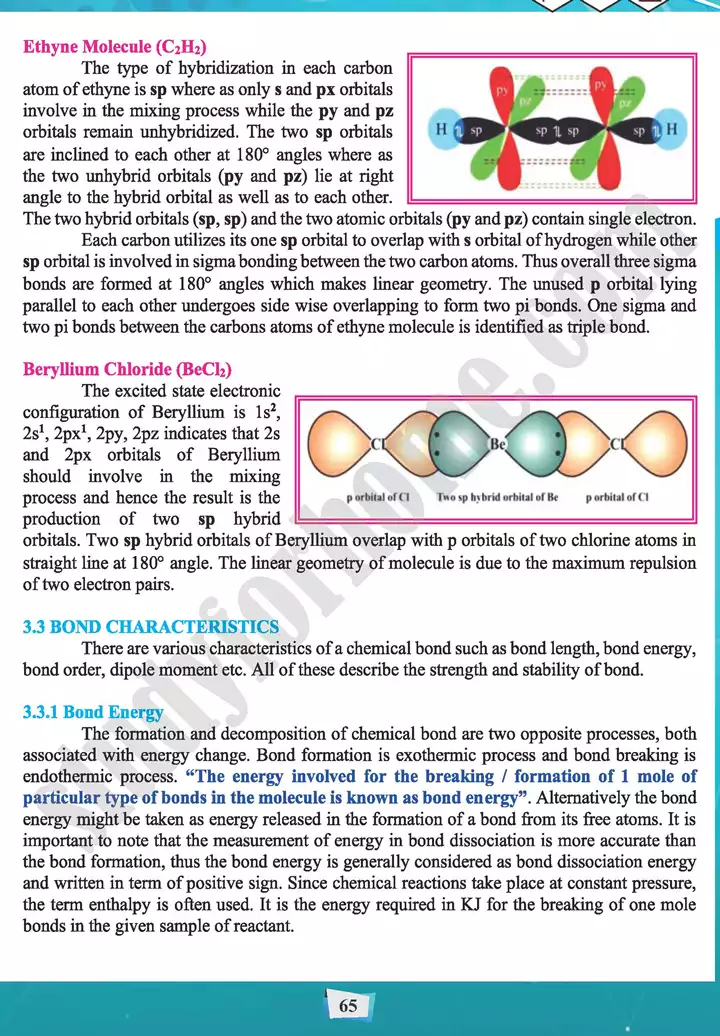 chapter 3 theories of covalent bonding and shapes of molecules chemistry 11th text book 16