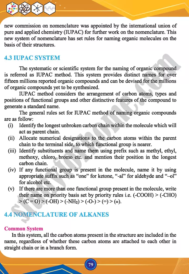 chapter 4 nomenclature of organic compounds chemistry 12th text book 04