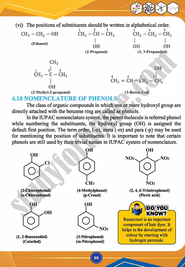 chapter 4 nomenclature of organic compounds chemistry 12th text book 13