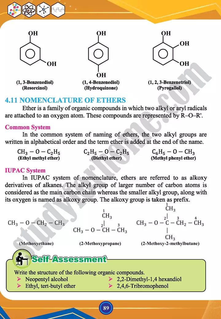 chapter 4 nomenclature of organic compounds chemistry 12th text book 14