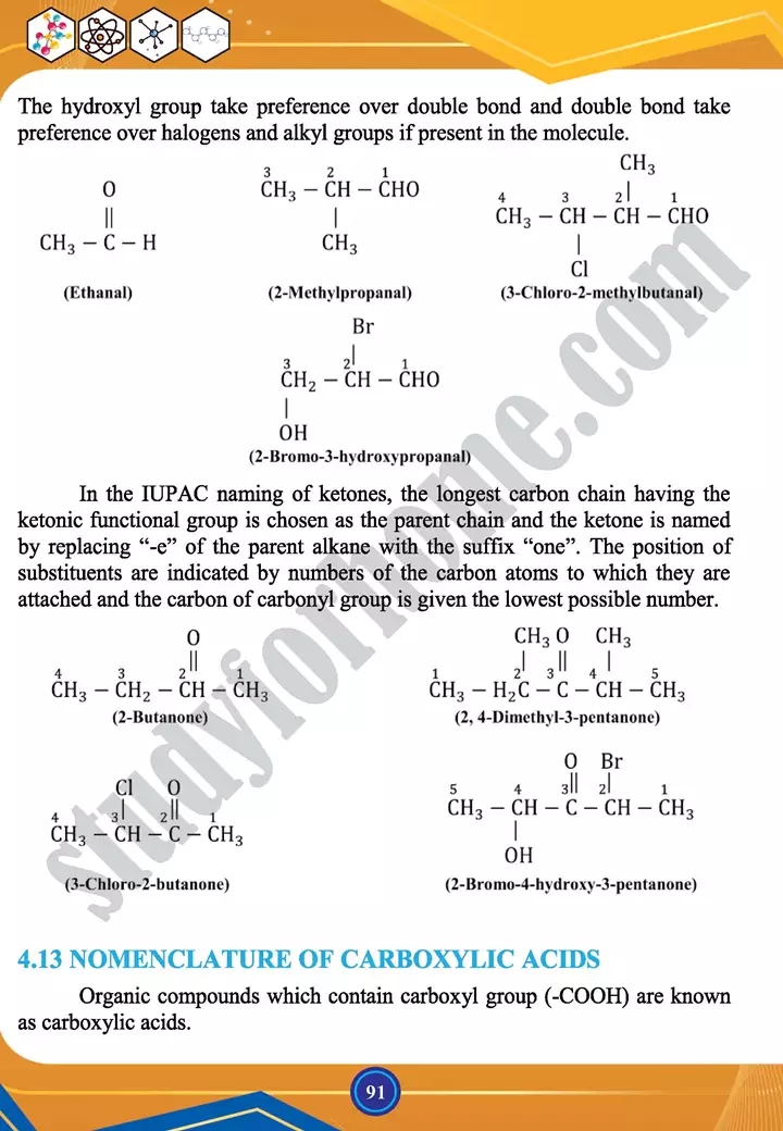 chapter 4 nomenclature of organic compounds chemistry 12th text book 16