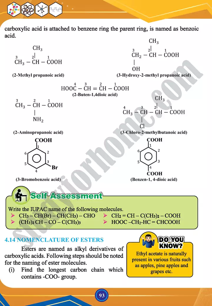 chapter 4 nomenclature of organic compounds chemistry 12th text book 18