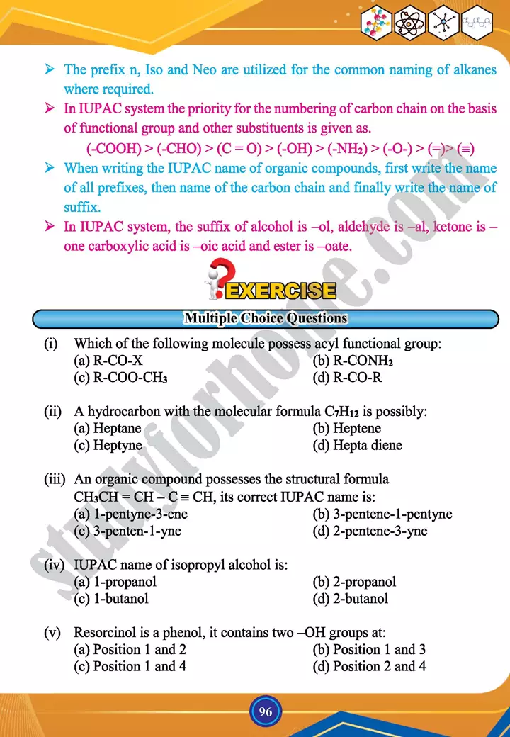 chapter 4 nomenclature of organic compounds chemistry 12th text book 21