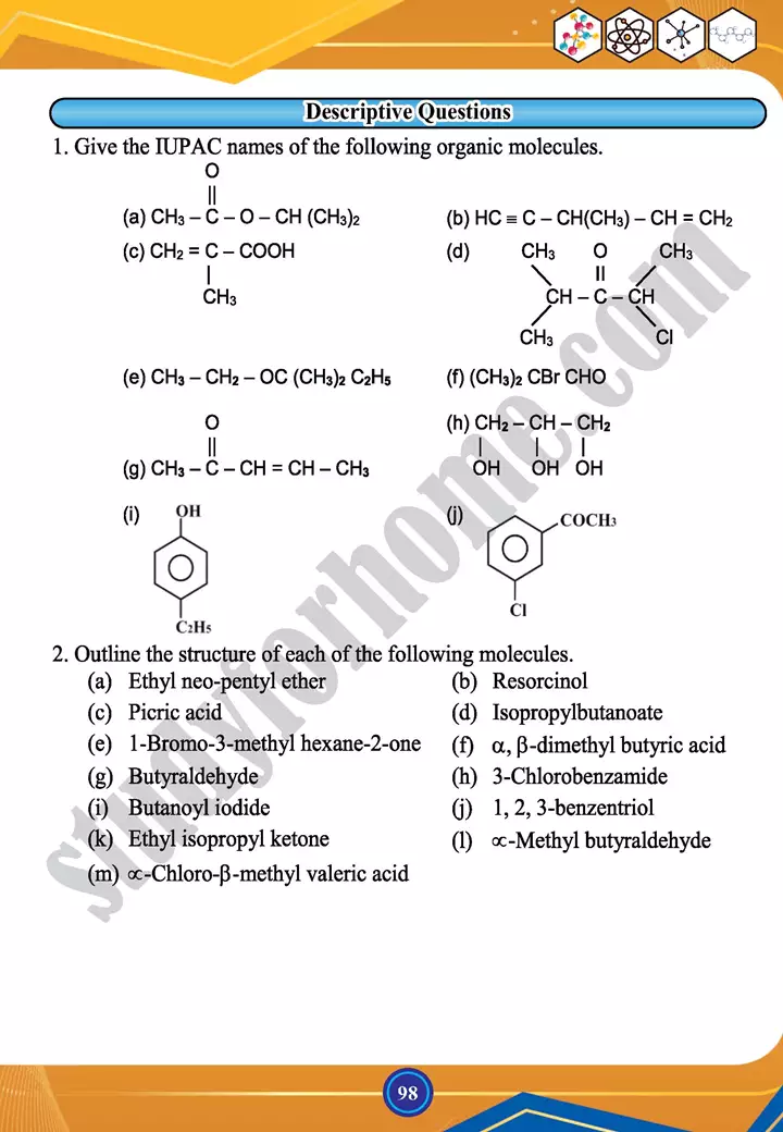 chapter 4 nomenclature of organic compounds chemistry 12th text book 23