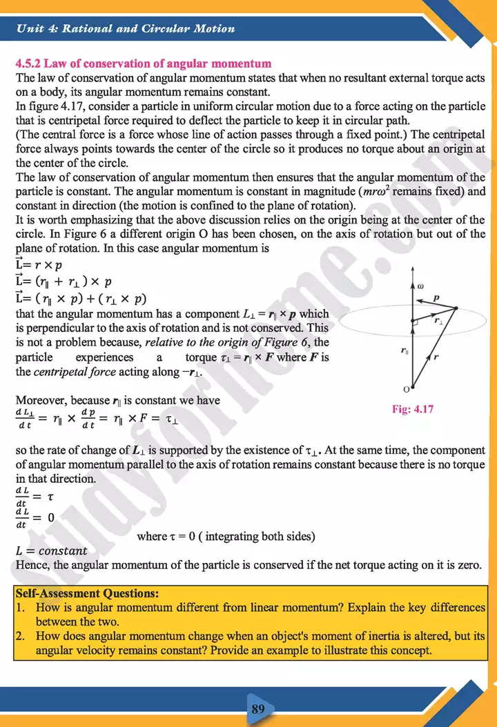 chapter 4 rotational and circular motion physics 11th text book 17