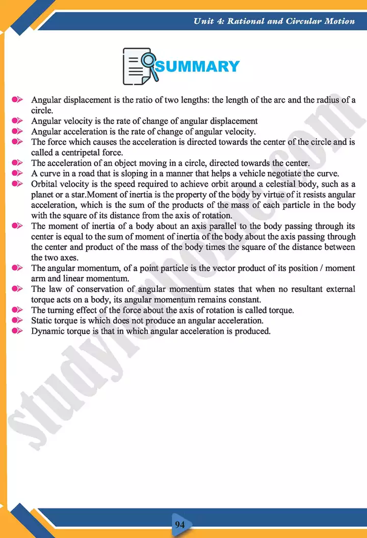 chapter 4 rotational and circular motion physics 11th text book 22