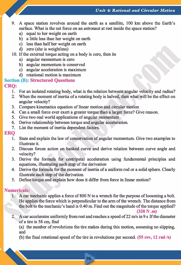 chapter 4 rotational and circular motion physics 11th text book 24