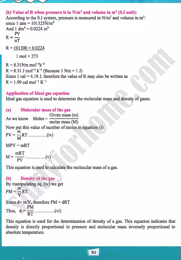 chapter 4 state of matter 1 gas chemistry 11th text book 10