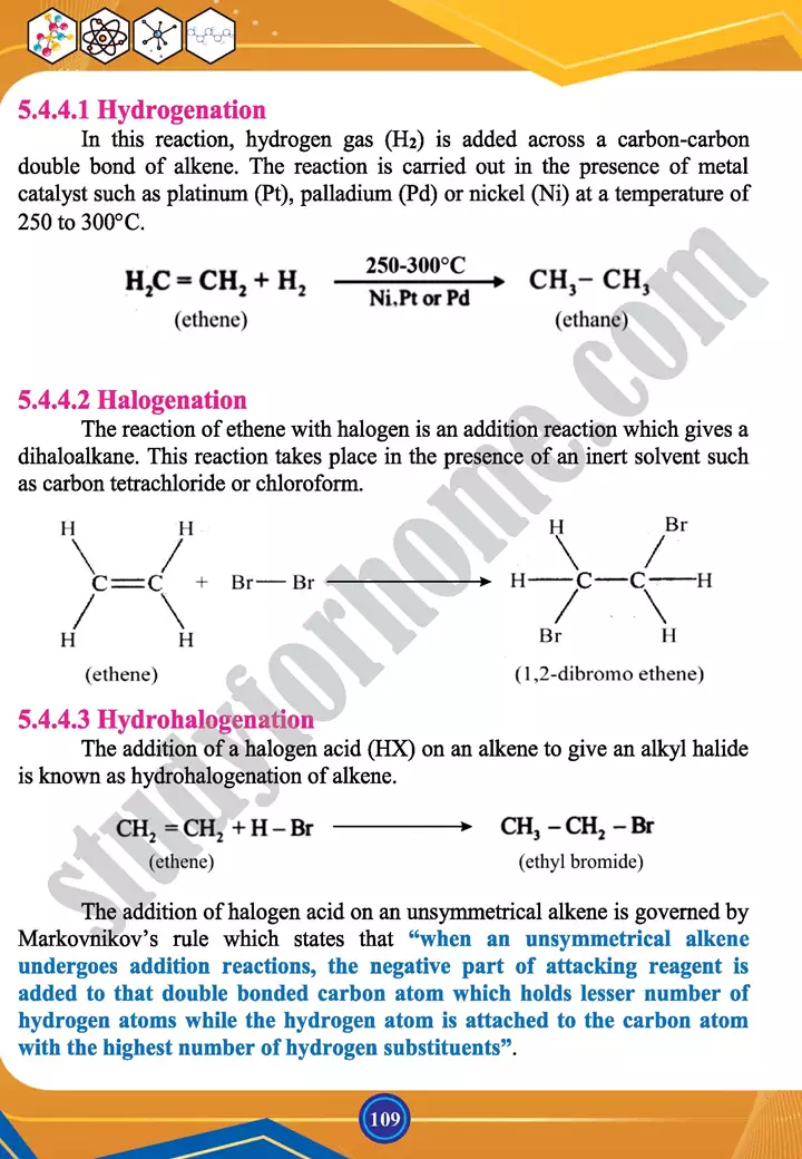 chapter 5 hydrocarbons chemistry 12th text book 11