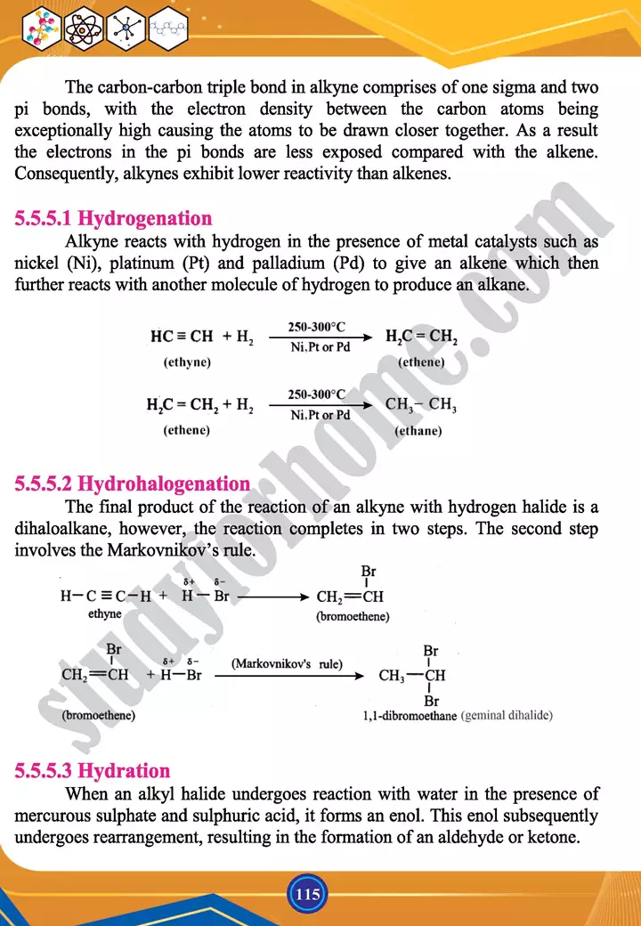 chapter 5 hydrocarbons chemistry 12th text book 17