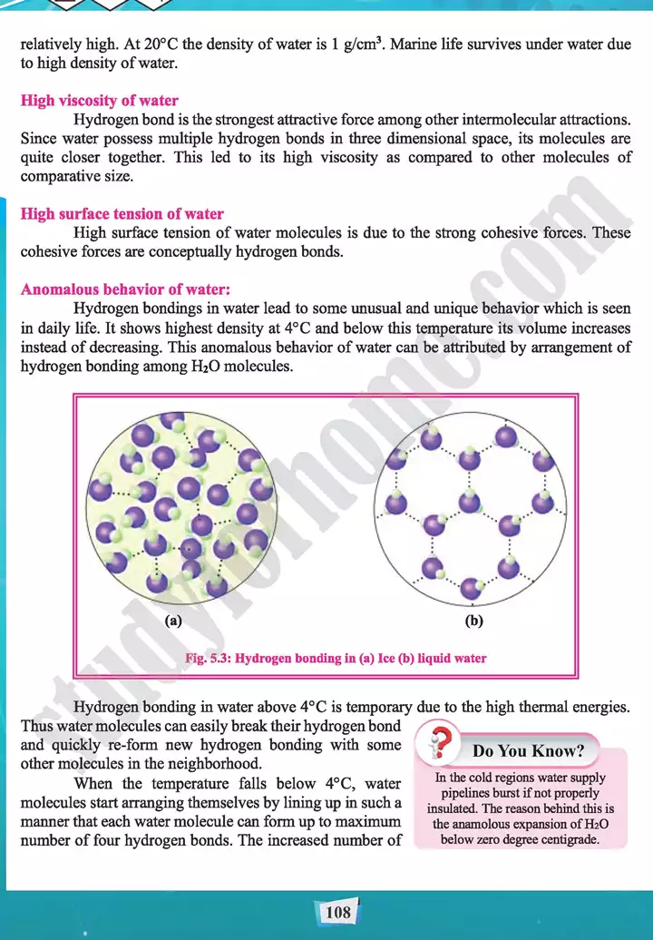 chapter 5 state of matter 2 liquids chemistry 11th text book 05