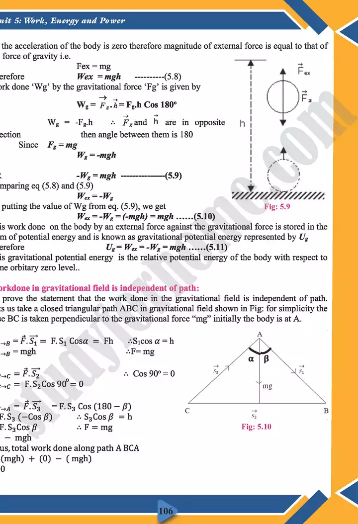 chapter 5 work energy and power physics 11th text book 09