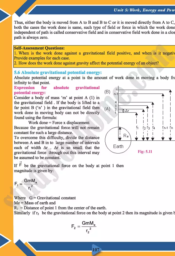 chapter 5 work energy and power physics 11th text book 10