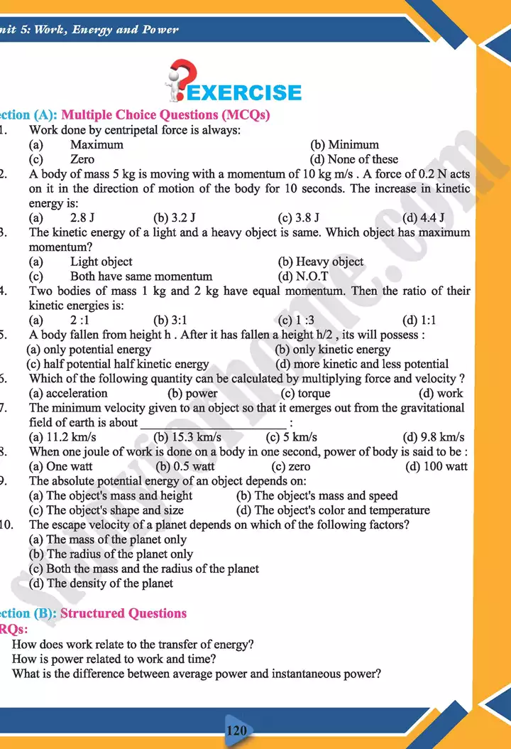 chapter 5 work energy and power physics 11th text book 23