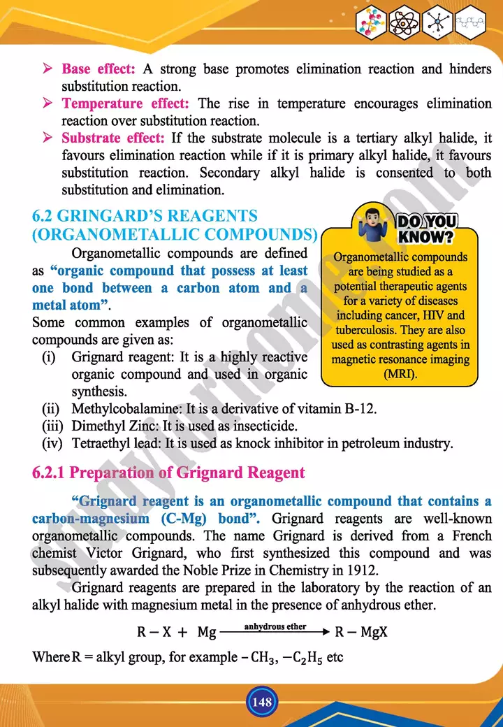 chapter 6 alkyl halides and amines chemistry 12th text book 12