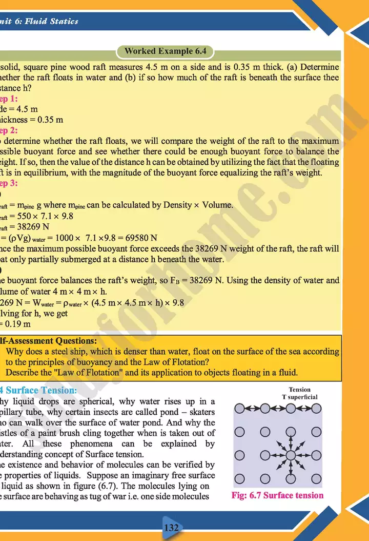 chapter 6 fluid statics physics 11th text book 11