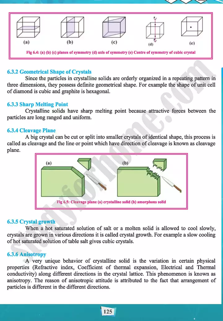 chapter 6 state of matter 3 solids chemistry 11th text book 05