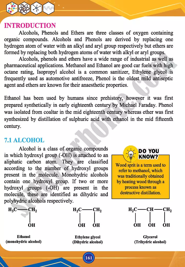 chapter 7 alcohols phenols and ethers chemistry 12th text book 02