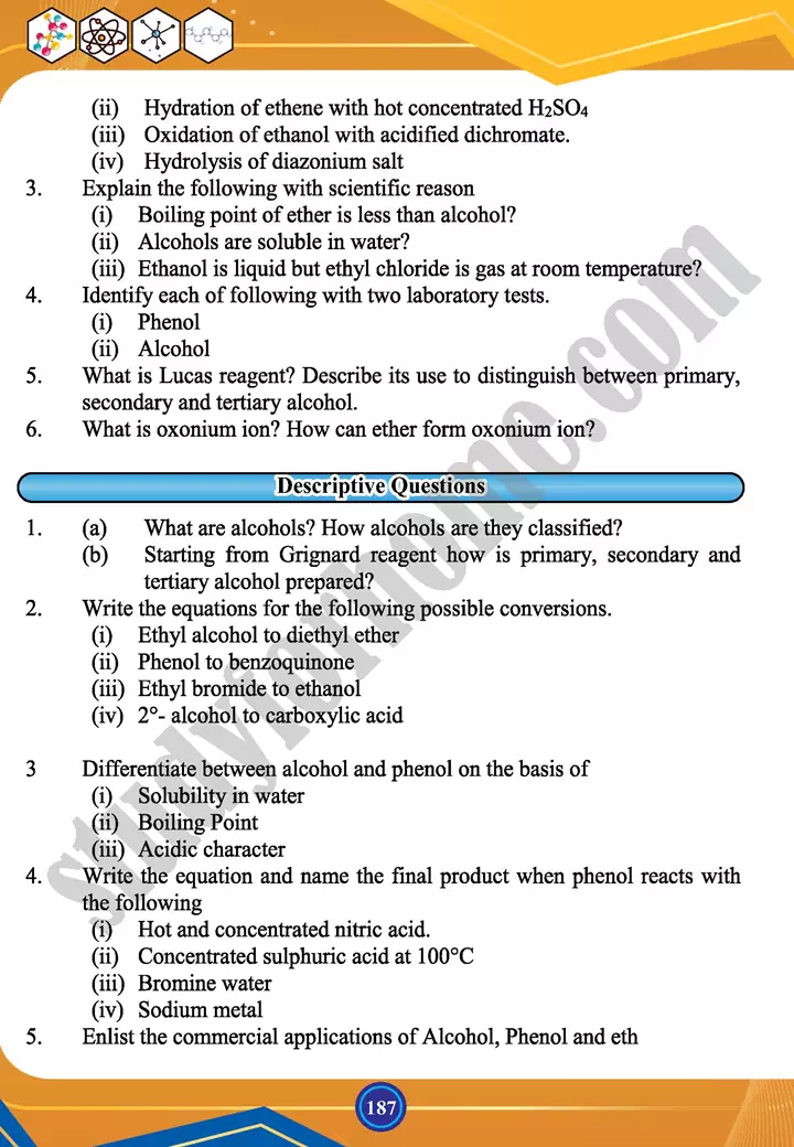 chapter 7 alcohols phenols and ethers chemistry 12th text book 28