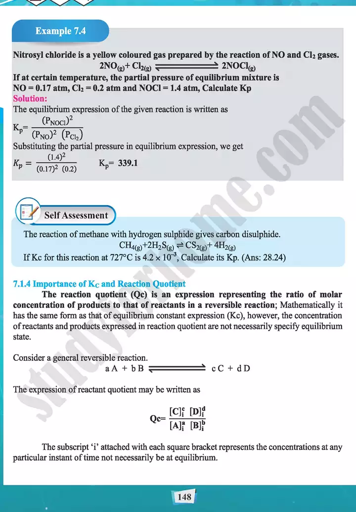 chapter 7 chemical equilibrium chemistry 11th text book 09