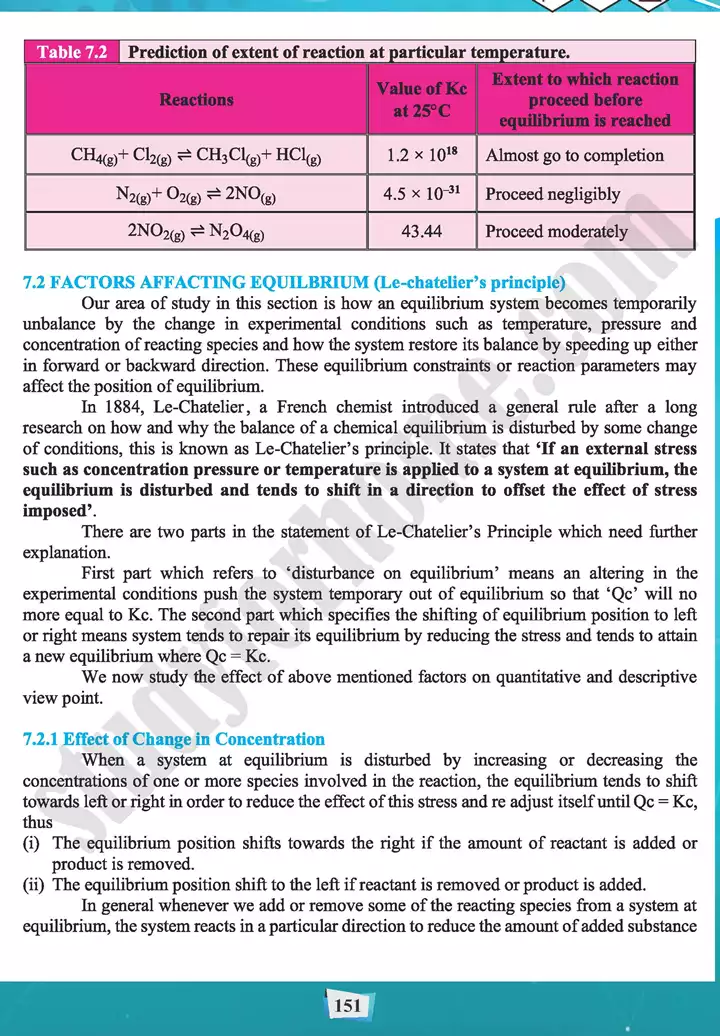 chapter 7 chemical equilibrium chemistry 11th text book 12