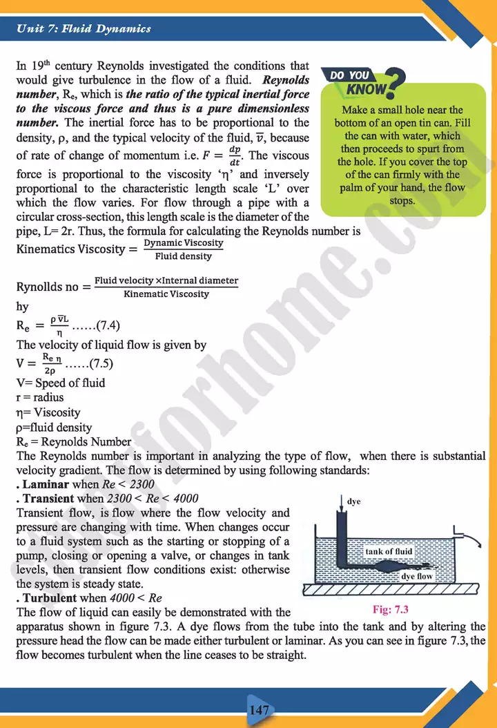 chapter 7 fluid dynamics physics 11th text book 07