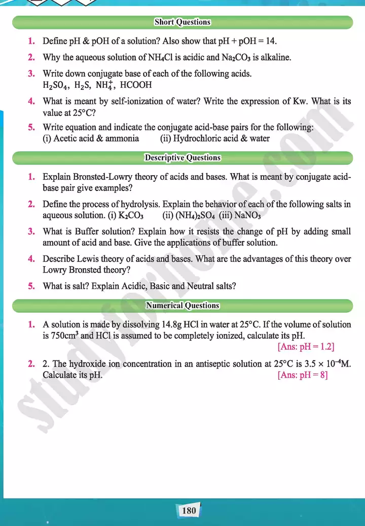 chapter 8 acids bases and salts chemistry 11th text book 17