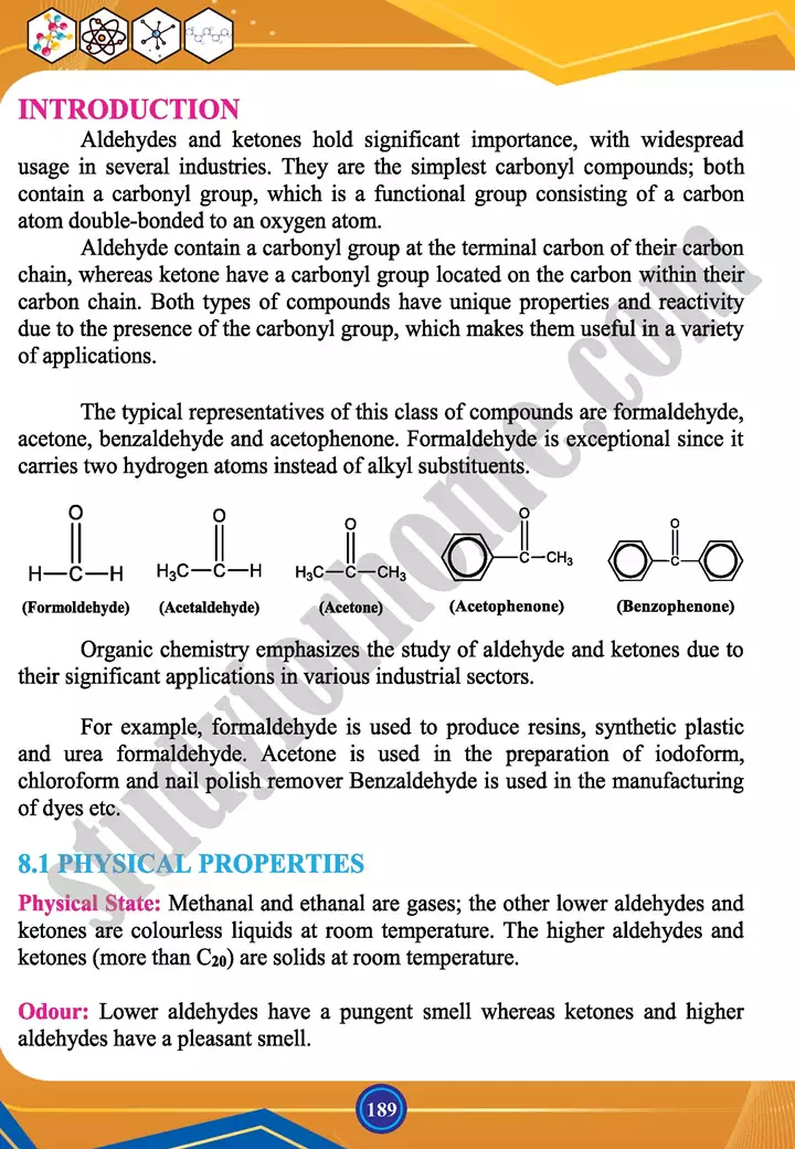 chapter 8 carbonyl compounds i aldehydes and keytones chemistry 12th text book 02