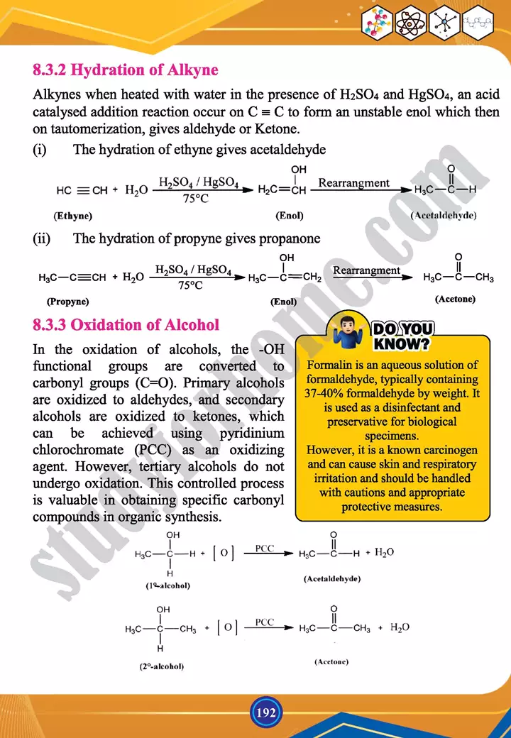 chapter 8 carbonyl compounds i aldehydes and keytones chemistry 12th text book 05