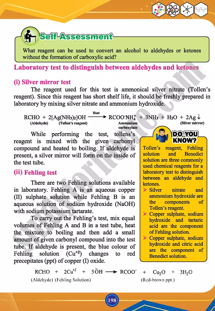 chapter 8 carbonyl compounds i aldehydes and keytones chemistry 12th text book 11