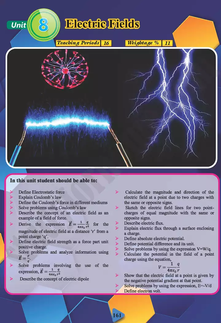 chapter 8 electric fields physics 11th text book 01