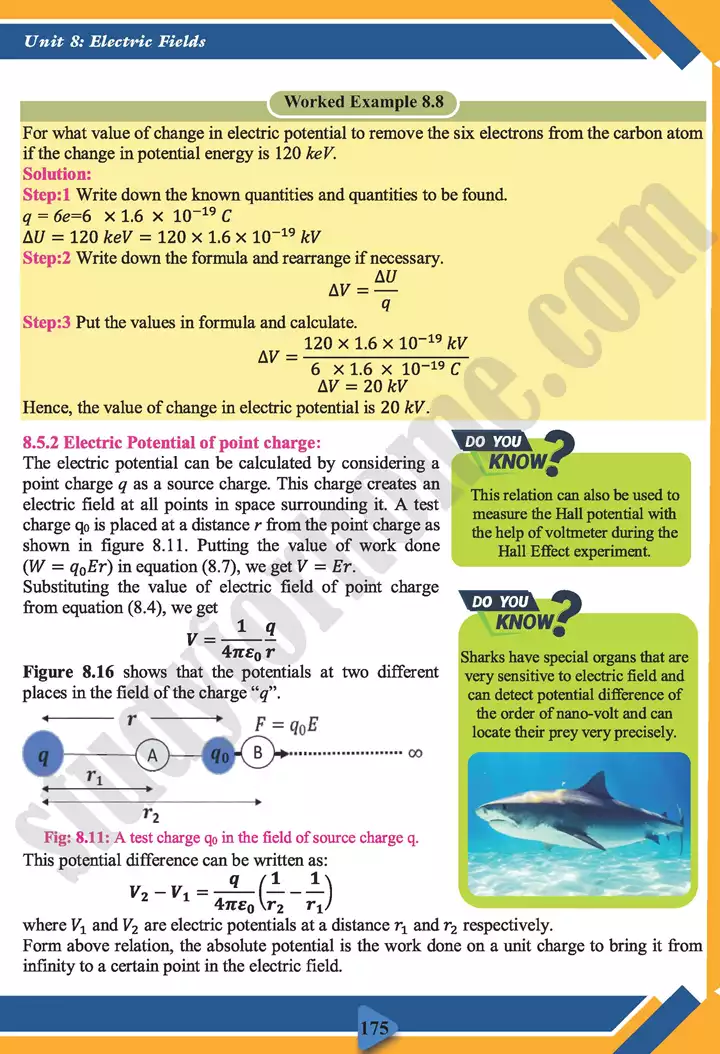 chapter 8 electric fields physics 11th text book 15